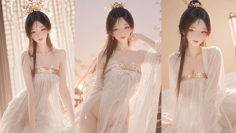 Ảnh Liễu Như Yên R34 Hentai Cổ Trang – Lụa Mỏng Lộ Ngực Trắng, Mông Cong!